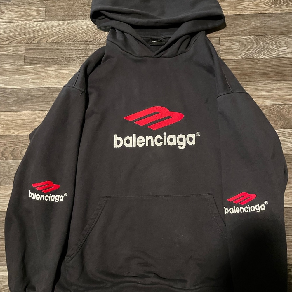 Balenciaga Logo Hoodie